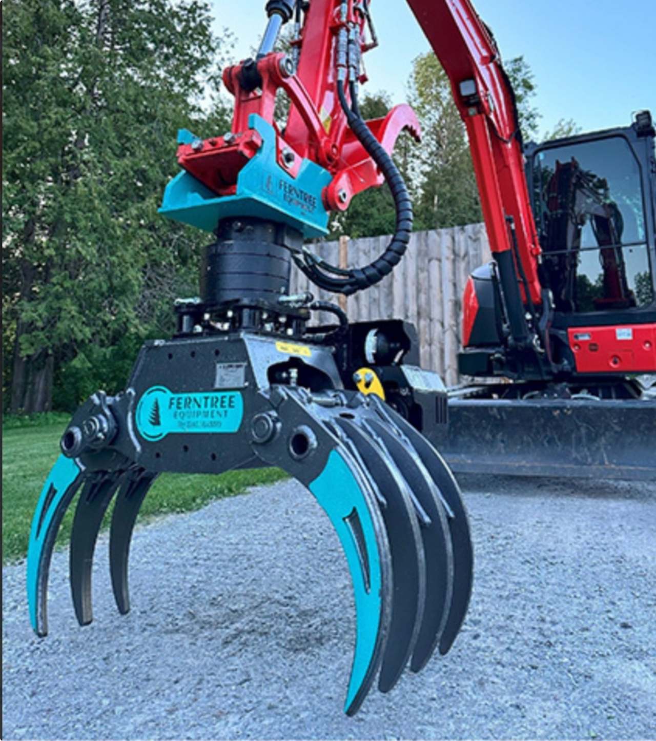 Completed land clearing showing clean, usable property in SC